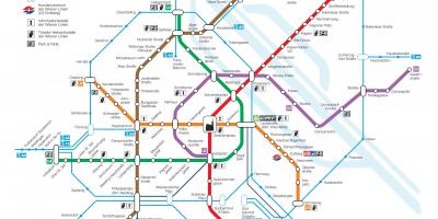 Viini Austria metroo kaart
