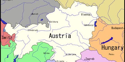 Kaart Viini ja seda ümbritseva ala