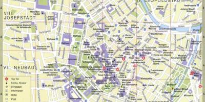 Viini linna turismi kaart